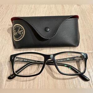 Ray-Ban RB5225 2034 Eyeglasses Black Crystal Frames Only 54-17-14